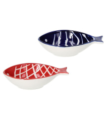 Блюдце "Рыбка" Fish 13х8 см, цвет в ассортименте
