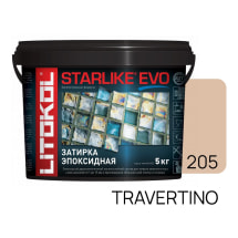 Фуга эпоксидная Starlike Evo 5 кг, цвет S.205 Travertino