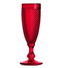 Набор бокалов для игристого Bicos Red 110 мл, 4 шт