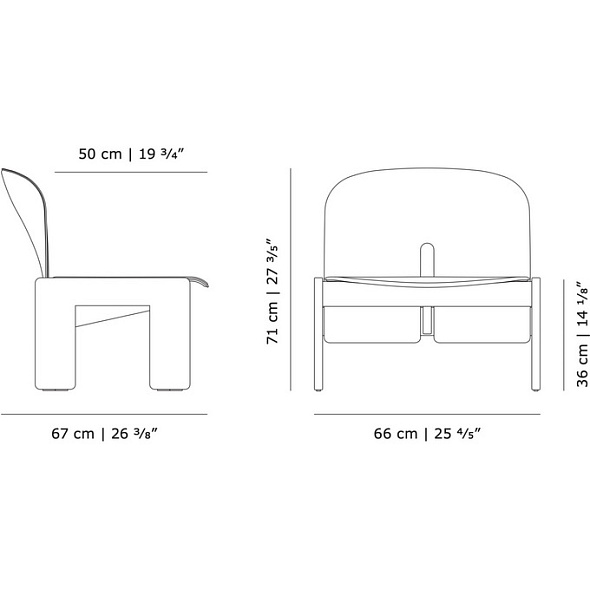 Кресло Cassina x Karakter Scarpa 925