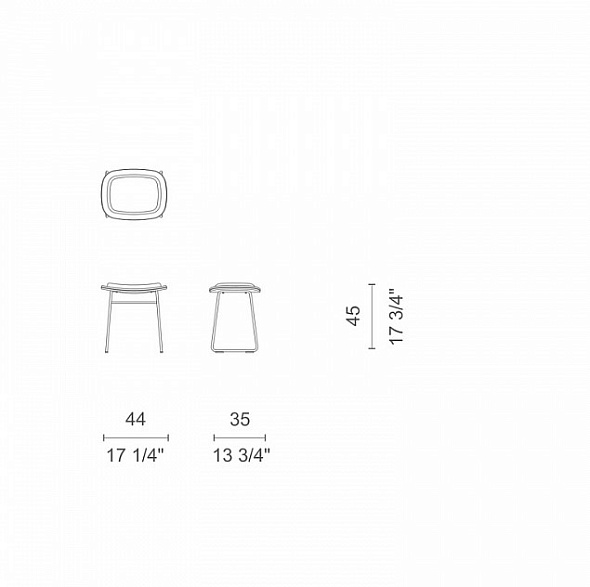 Стул Cappellini Hi Pad Stool