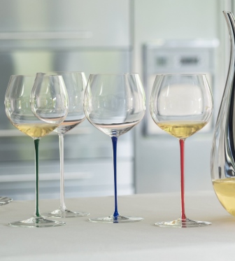 Бокал для вина Oaked Chardonnay Fatto a Mano 620 мл, зеленый