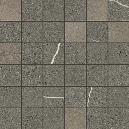 Мозаика керамогранитная Italon Metropolis 30х30 Naturale, Arcadia Brown, 9 мм