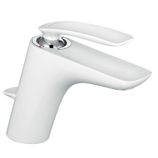 Смеситель для раковины Kludi Balance 520239175, с клапаном, белый