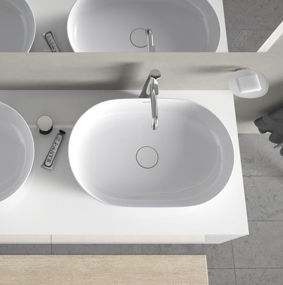 Раковина накладная Duravit Luv 60х40, WonderGliss, 03796000001