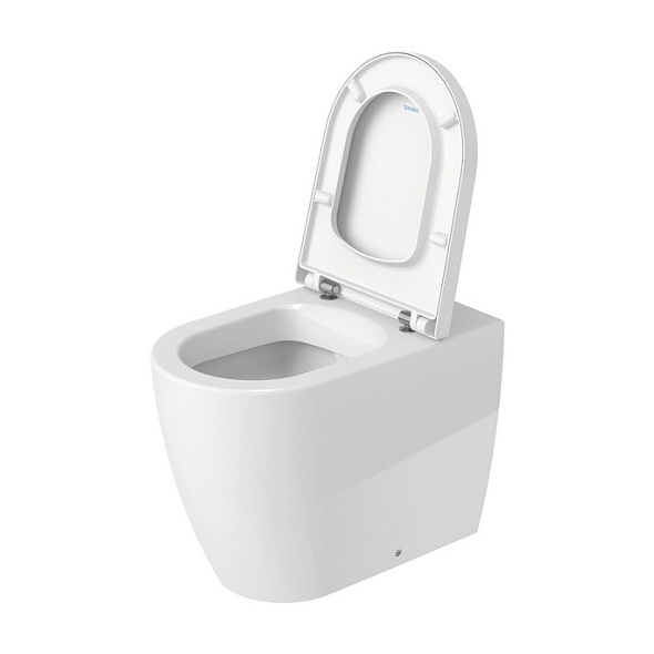 Унитаз приставной Duravit ME by Starck 60х37, Wondergliss, 21690900001, с сиденьем