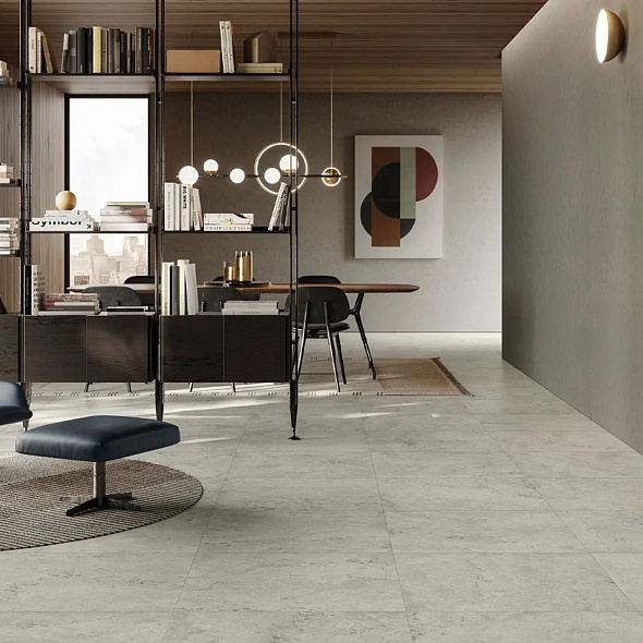 Керамогранит Italon Metropolis 80х80 Naturale, Absolut Silver, 9 мм