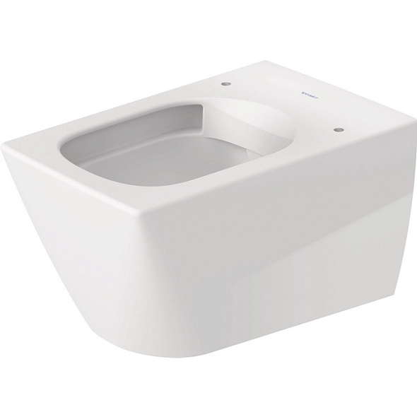 Унитаз подвесной Duravit Viu 57х37, WonderGliss, 25110900001, с сиденьем