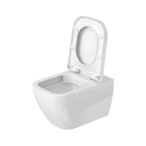 Унитаз подвесной Duravit Happy D.2 54х36 2222090000, с сиденьем, белый