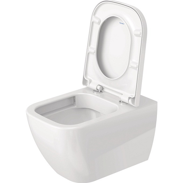 Унитаз подвесной Duravit Happy D.2 54х36, WonderGliss, 22220900001, с сиденьем