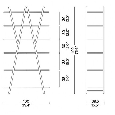 Стеллаж книжный Cassina Nuvola Rossa