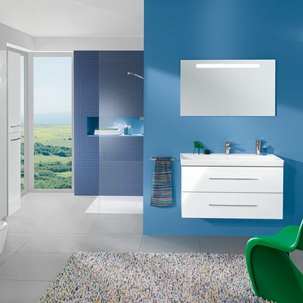 Тумба с раковиной Villeroy & Boch Avento 100х51, Brilliant White