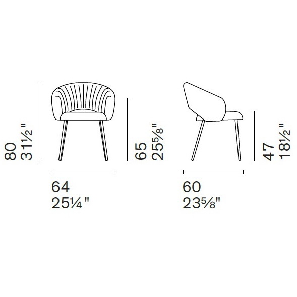 Стул Calligaris Anime CS2210, Anthracite Grey