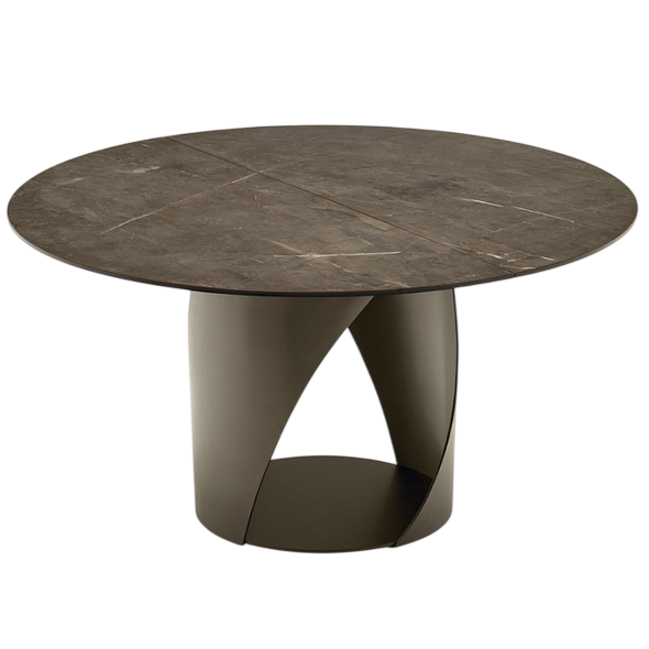 Стол Calligaris Cyclone 140(190)х140, Bronze