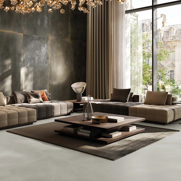 Керамогранит Italon Continuum 120х120 Naturale, Silver, 9 мм