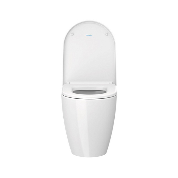 Унитаз приставной Duravit ME by Starck 60х37, Wondergliss, 21690900001, с сиденьем