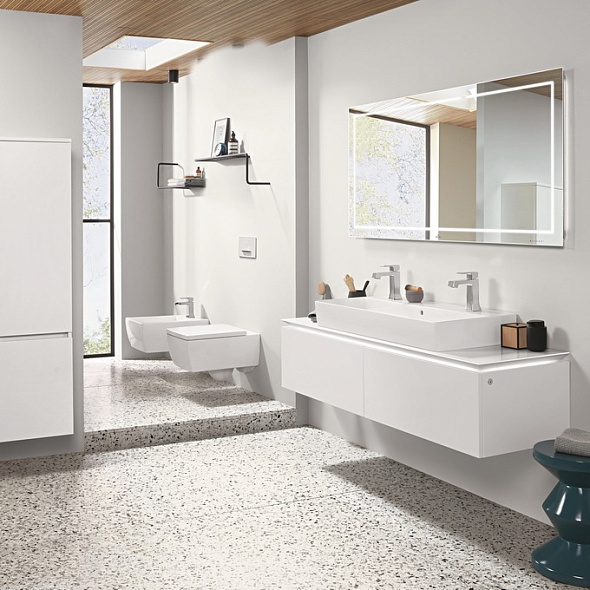 Унитаз подвесной Villeroy & Boch Memento 2.0 56х38, CeramicPlus, 4633R0R1, с сиденьем