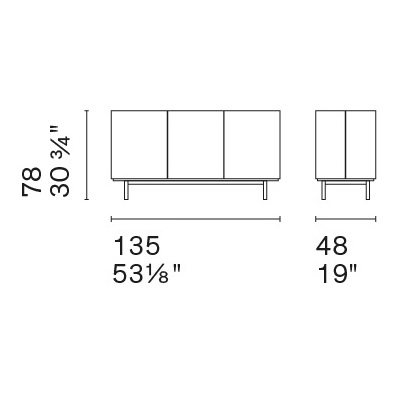 Комод Calligaris Lake CS6076