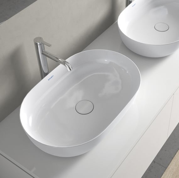 Раковина накладная Duravit Luv 60х40, WonderGliss, 03796000001