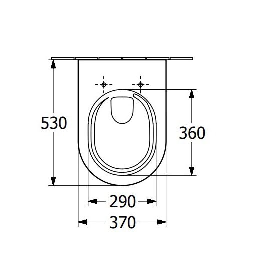Унитаз Villeroy&Boch Architectura 4694CL01, TwistFlush [e3], с сиденьем