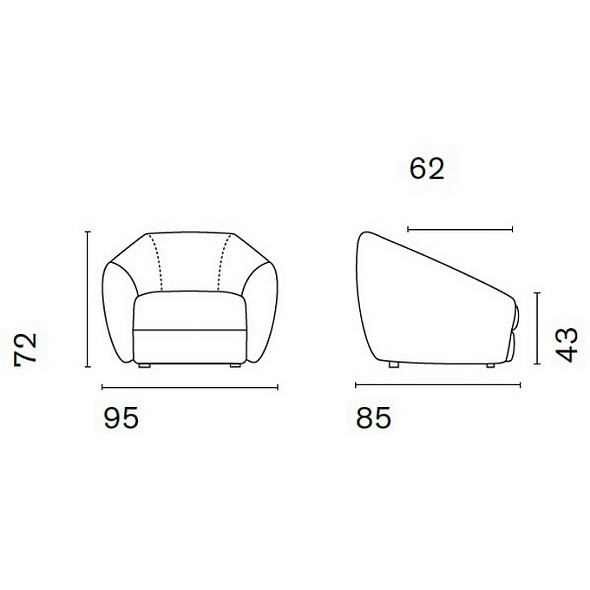 Кресло Calligaris Jill