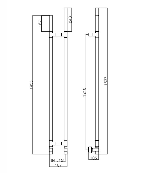 Полотенцесушитель Margaroli Arcobaleno 417DX, водяной, золото шлифованное