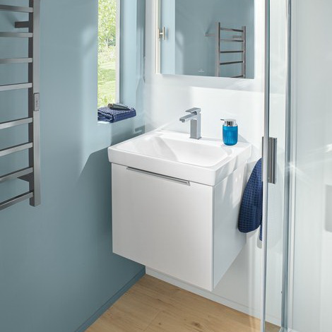 Тумба с раковиной Villeroy & Boch Architectura 60х47, подвесная, белая матовая