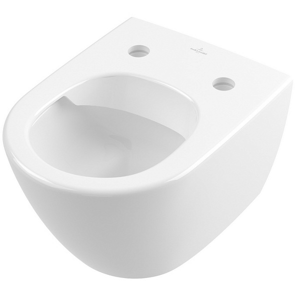 Унитаз подвесной Villeroy & Boch Subway 2.0 48х36, CeramicPlus, 5606R0R1, Compact, с сиденьем