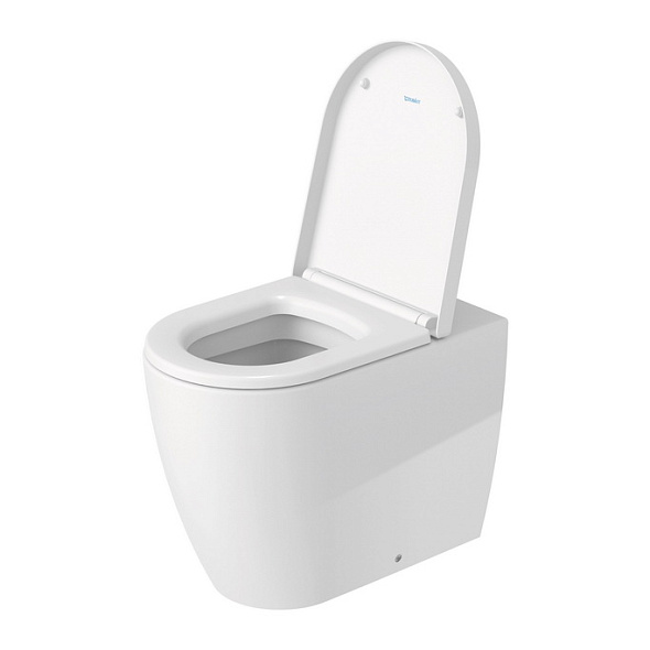 Унитаз приставной Duravit ME by Starck 60х37, Wondergliss, 21690900001, с сиденьем