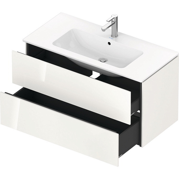 Тумба с раковиной Duravit Me by Starck 103х49, белая