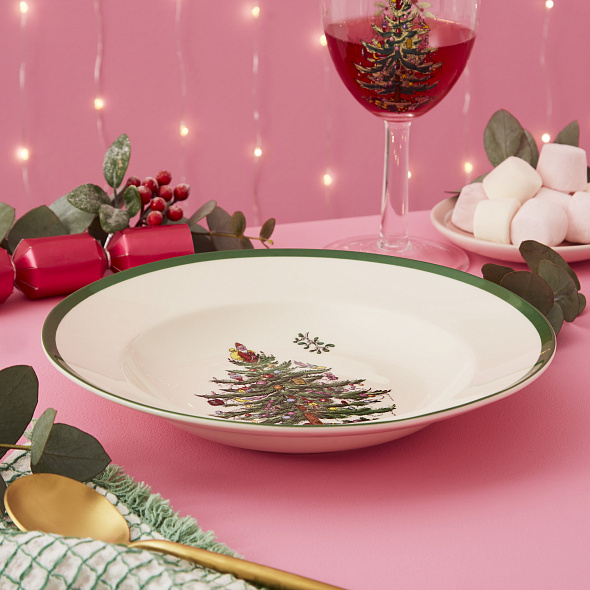 Тарелка глубокая Christmas Tree 23 см