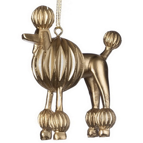 Игрушка на елку "Пудель" 12 см