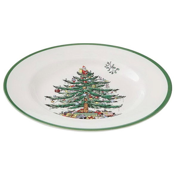 Набор тарелок столовых Christmas Tree 27 см, 4 шт
