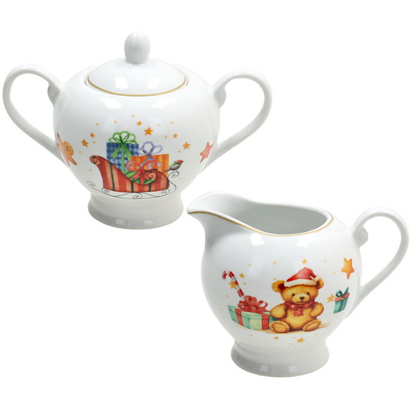 Набор из сахарницы и сливочника Christmas Fairy Tale, 2 предмета