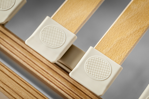 Кровать Poltrona Frau Ferdinandea 140х200, Maggese, с матрасной основой