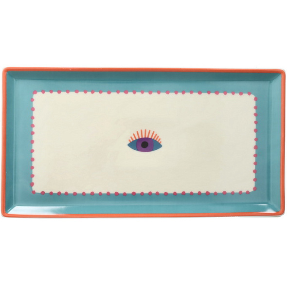 Блюдо прямоугольное Eye 32х17 см