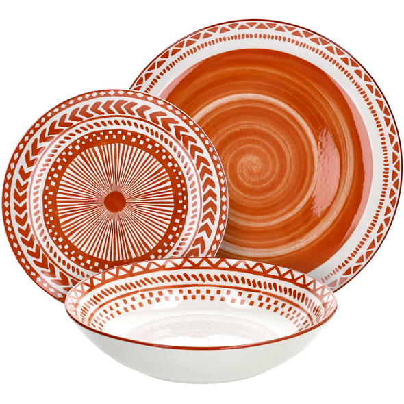 Набор посуды на 6 персон Madison Hakuna, 18 предметов