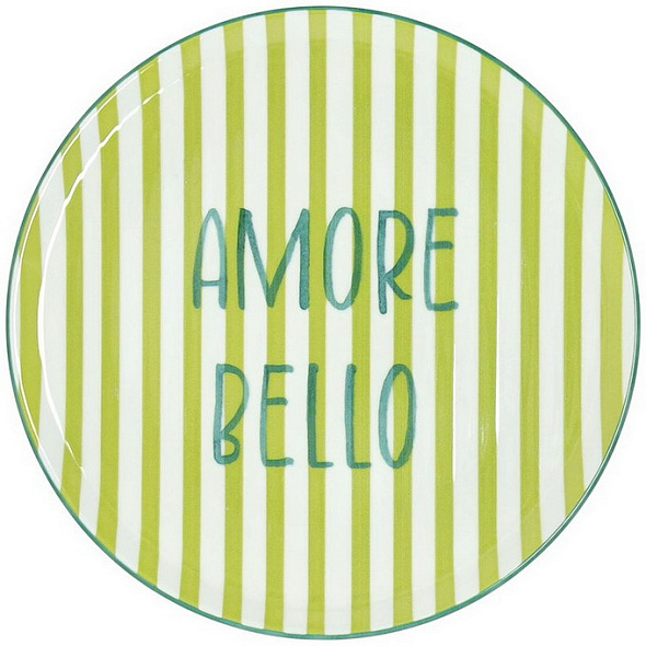 Блюдо для пиццы Amore Bello 33 см, декор полоски