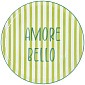 Блюдо для пиццы Amore Bello 33 см, декор полоски