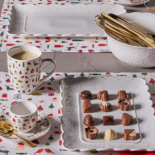 Блюдо прямоугольное Poema Lace 36х24 см