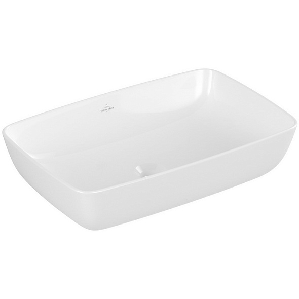 Раковина накладная Villeroy & Boch Artis 58х38, CeramicPlus, 417258R1, из TitanCeram