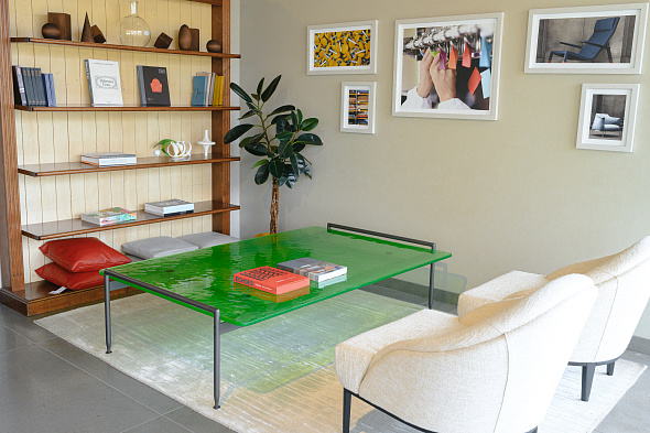 Стол журнальный Cassina Esosoft 186x120, Green