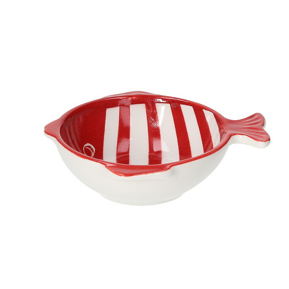 Салатник Fish 15х13 см, красный