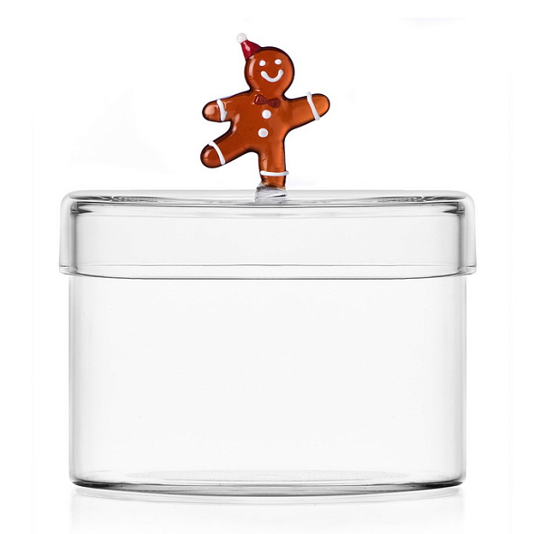 Емкость для печенья "Пряничный человечек" Schiaccianoci 13,5х13 см