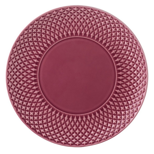 Тарелка салатная Bicos Pink 23 см