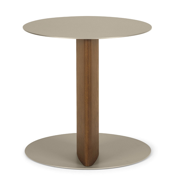 Стол журнальный Calligaris Sandy 48х48, Pearl Beige