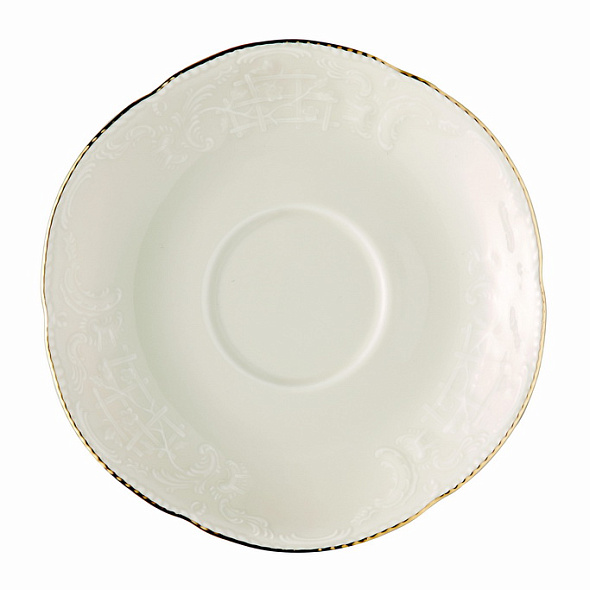 Блюдце для чашки чайной/кофейной Sanssouci Ivory Gold 14 см