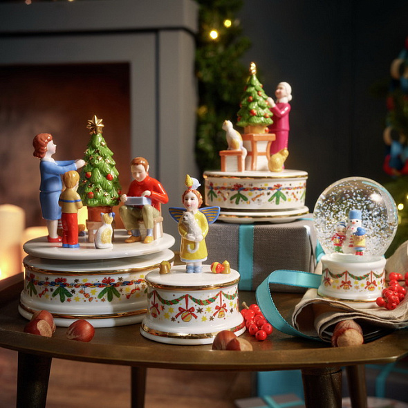 Шкатулка музыкальная Hutschenreuther Christmas lights 19 см