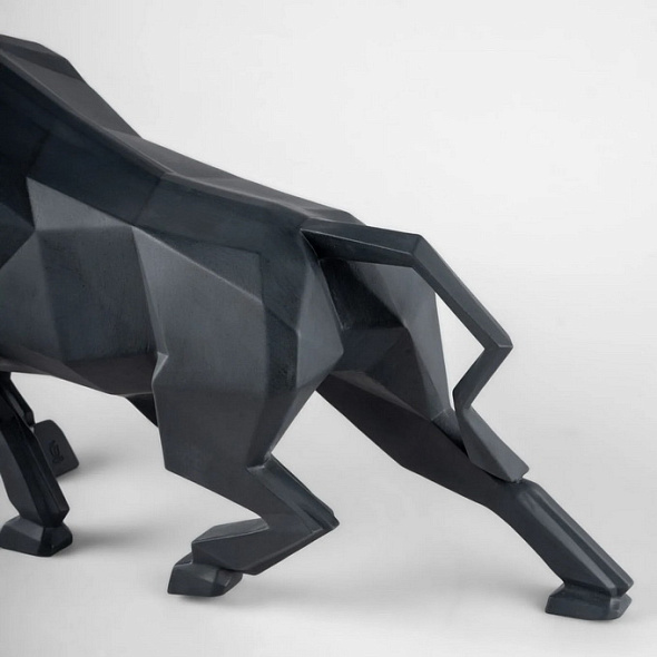 Статуэтка "Бык оригами" 24х50х16 см