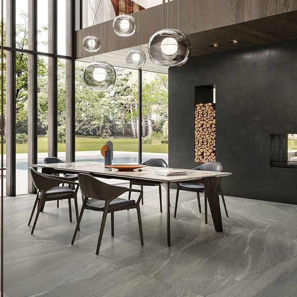 Керамогранит Italon Metropolis 60х120 Naturale, Graphite Dark, 9 мм